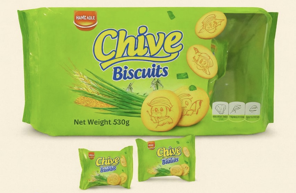 Chive biscuit
